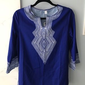 Blue Tunic Top L/XL